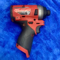 Milwaukee 1/4 Inch Hex Impact Driver 2553-20 Tool LED Light M12 12v Lithium Ion Li-ion Brushless Fuel Cordless Job Site DIY Home Professional 