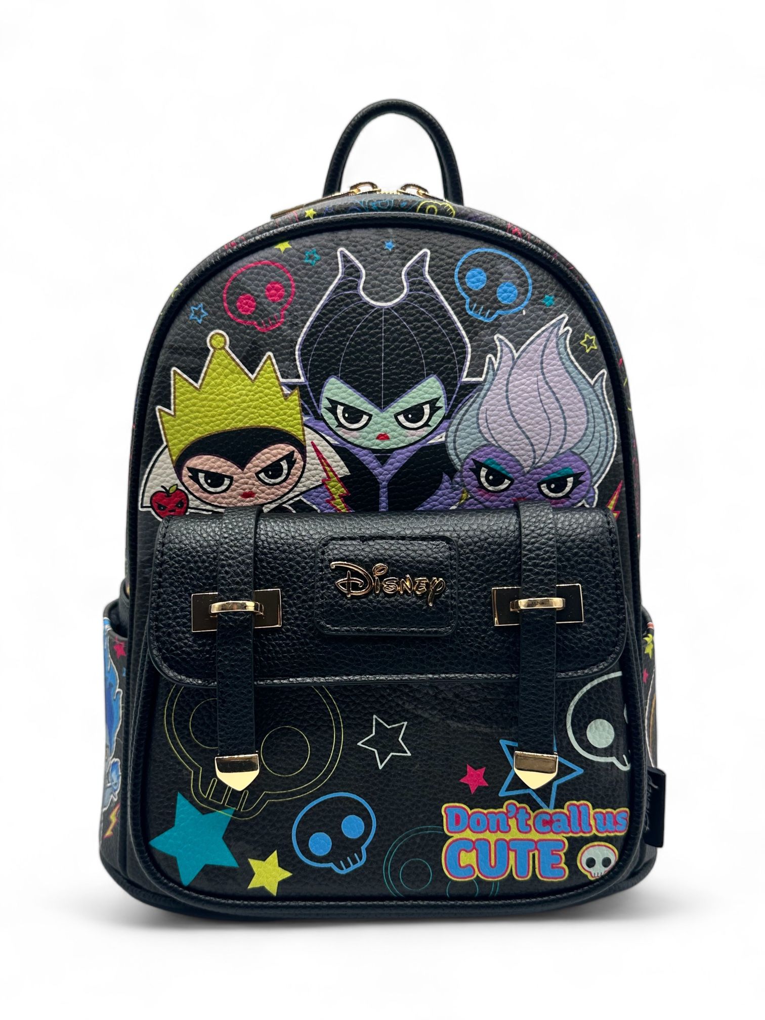 NEW WondaPop Disney Villains Don’t Call Us Cute Vegan Leather Mini Backpack