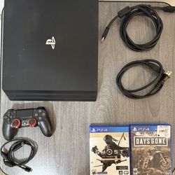 For Sale: 1TB PS4 Pro Certified By Games Stop And With Its Warranty.