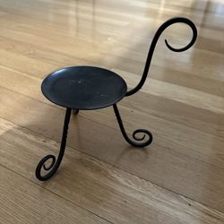 Party Lite Wrought Iron Pillar Candle Stand