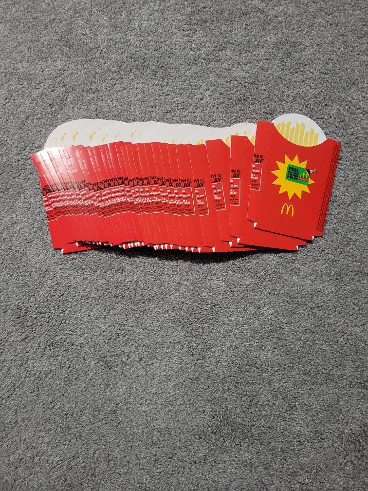 McDonald's Monopoly Unopened & Mystery Game pieces, 34 total!