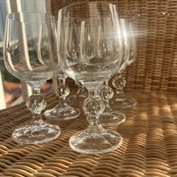 Vintage Crystal Stemware – Set of 6