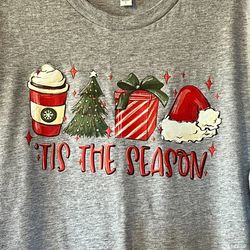 NEW Ladies Christmas Holiday T-Shirt