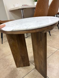 Beautiful Mango Wood & Marble Table- Restoration Project