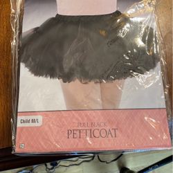 Girls Costume Petticoat Child M/L