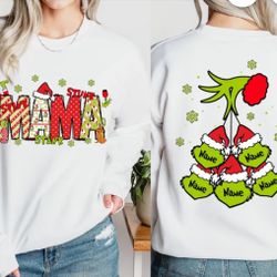 Grinch Mama Sweatshirt Or Shirt