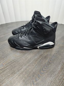 Mens air jordan 6 black cat size 11.5