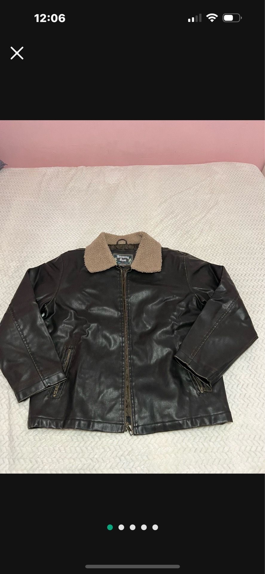 Men’s leather jacket