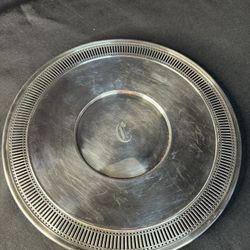 Vintage GORHAM Y1098 Silver Plate Dish 10.5"