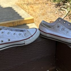 Converse Chuck Size 1 No Laces White Used
