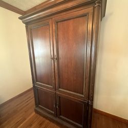 Antique wooden armoire 