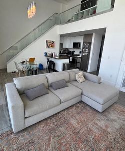 West Elm Urban 2-Piece Chaise Sectional