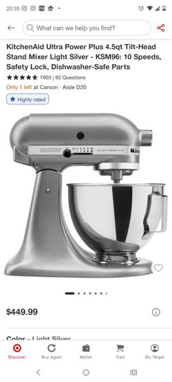 Kitchen aid mixer