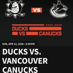 Anaheim Ducks Tickets 4/12