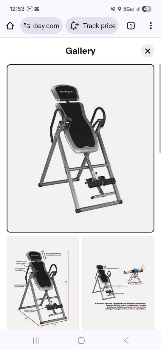 Innova Inversion Table