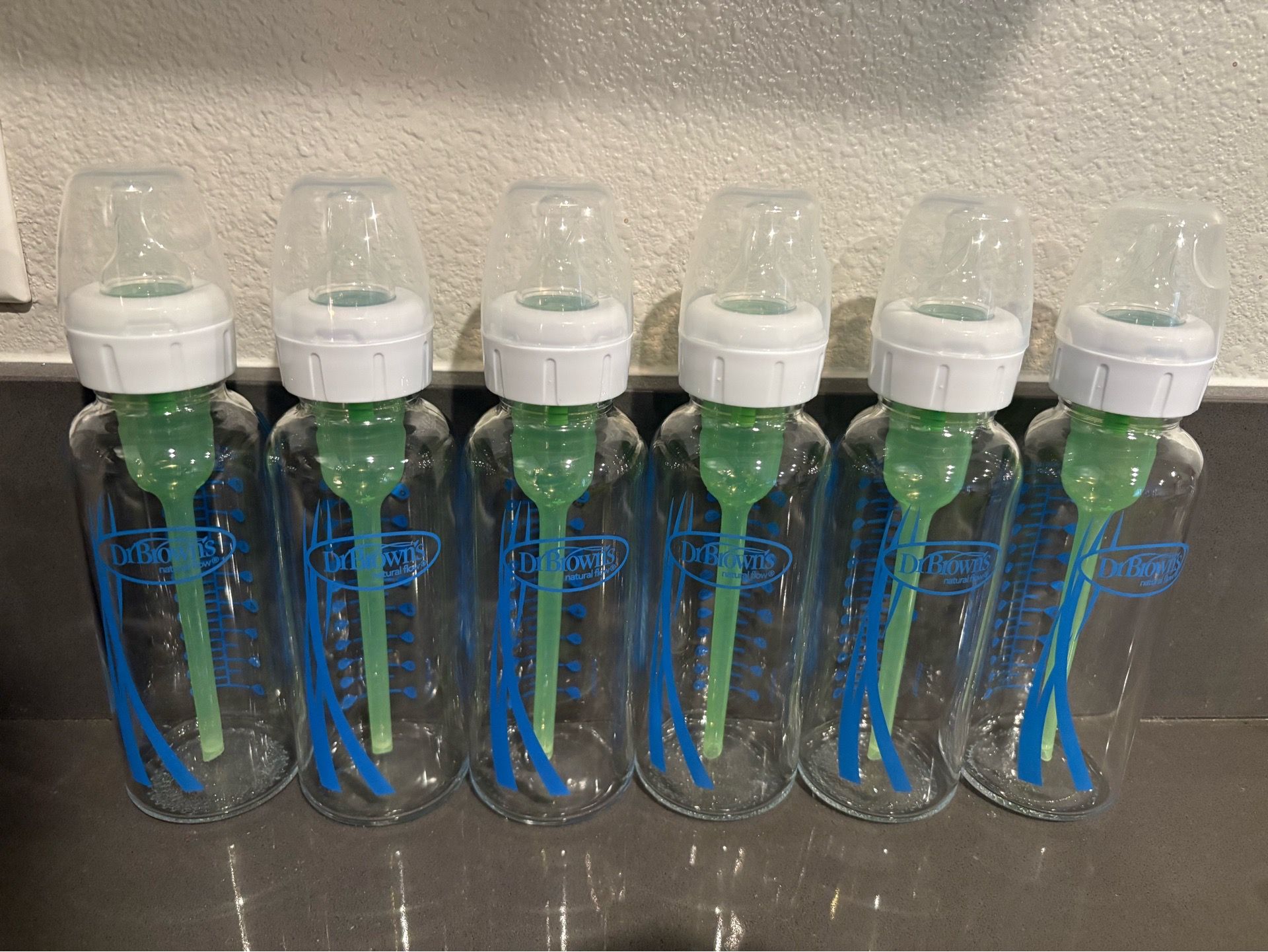 Dr brown glass bottles
