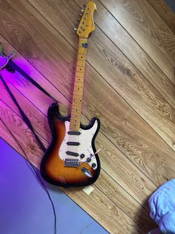 Electric Guitar And Amp