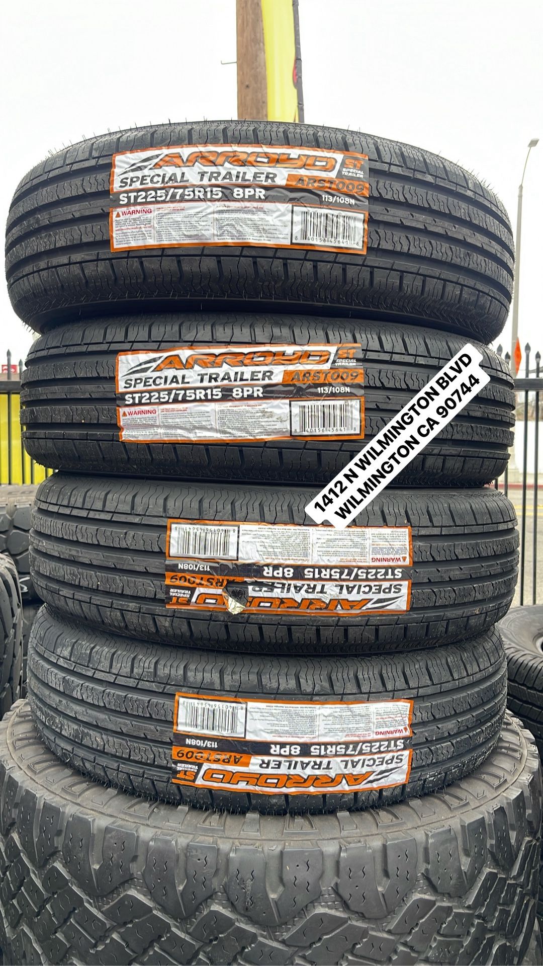 VENDO SET DE LLANTAS NUEVAS ST225/75R15 ARROYO