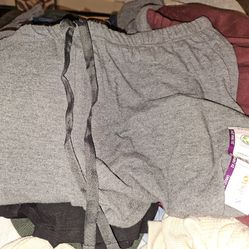 Womens Size 2x 18w 20w Hacci Jogger Sleep Pants 