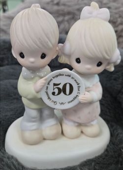 Precious Moments 50th Anniversary Figurine. PLEASE READ DESCRIPTION