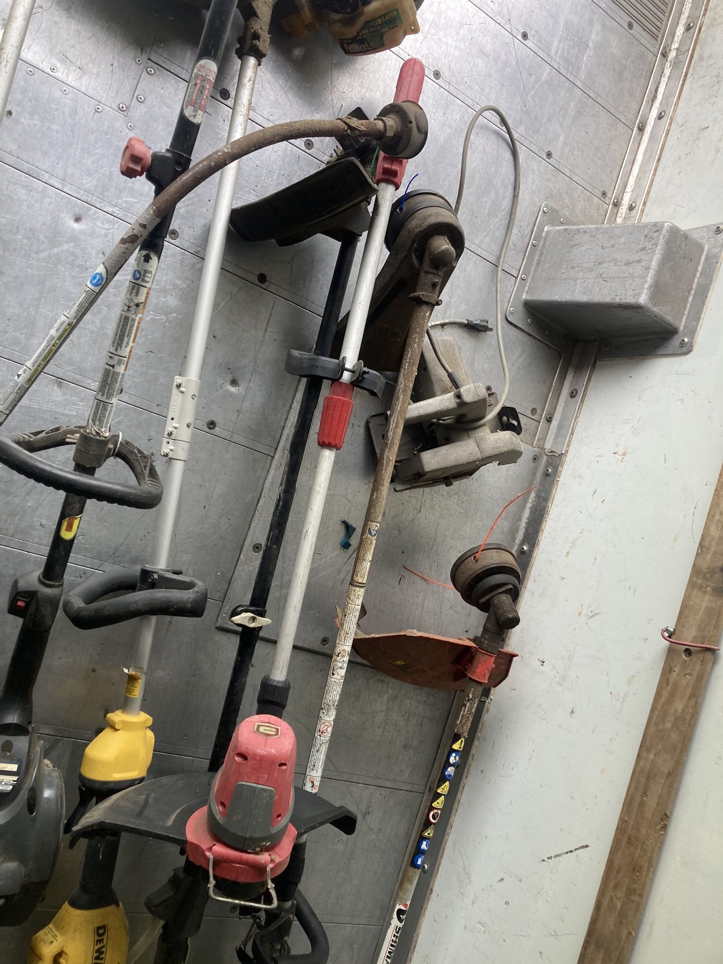 Bunch Of Edges Tools With Gasoline