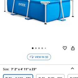 Intex Rectangular Metal Frame Pool