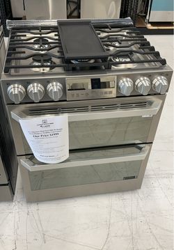 LG Dual Fuel, Dual Oven Range: Open Box — Keep $2,300 in Your Pocket VS MSRP
