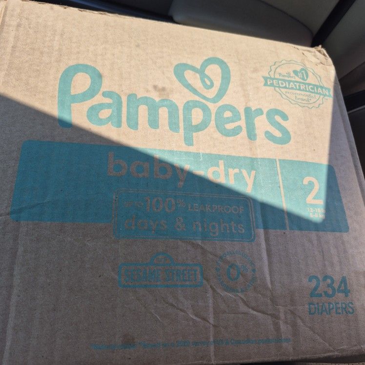 Pampers New Box 234 CT Size 2