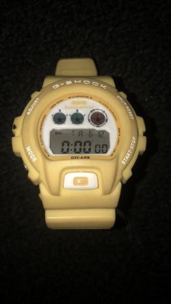 A Bathing Ape Bape Casio G-Shock DW-6900 Watch (Yellow) for