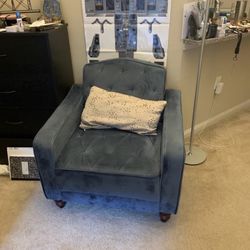 Sofa Set Swede Blue Colour Almost New