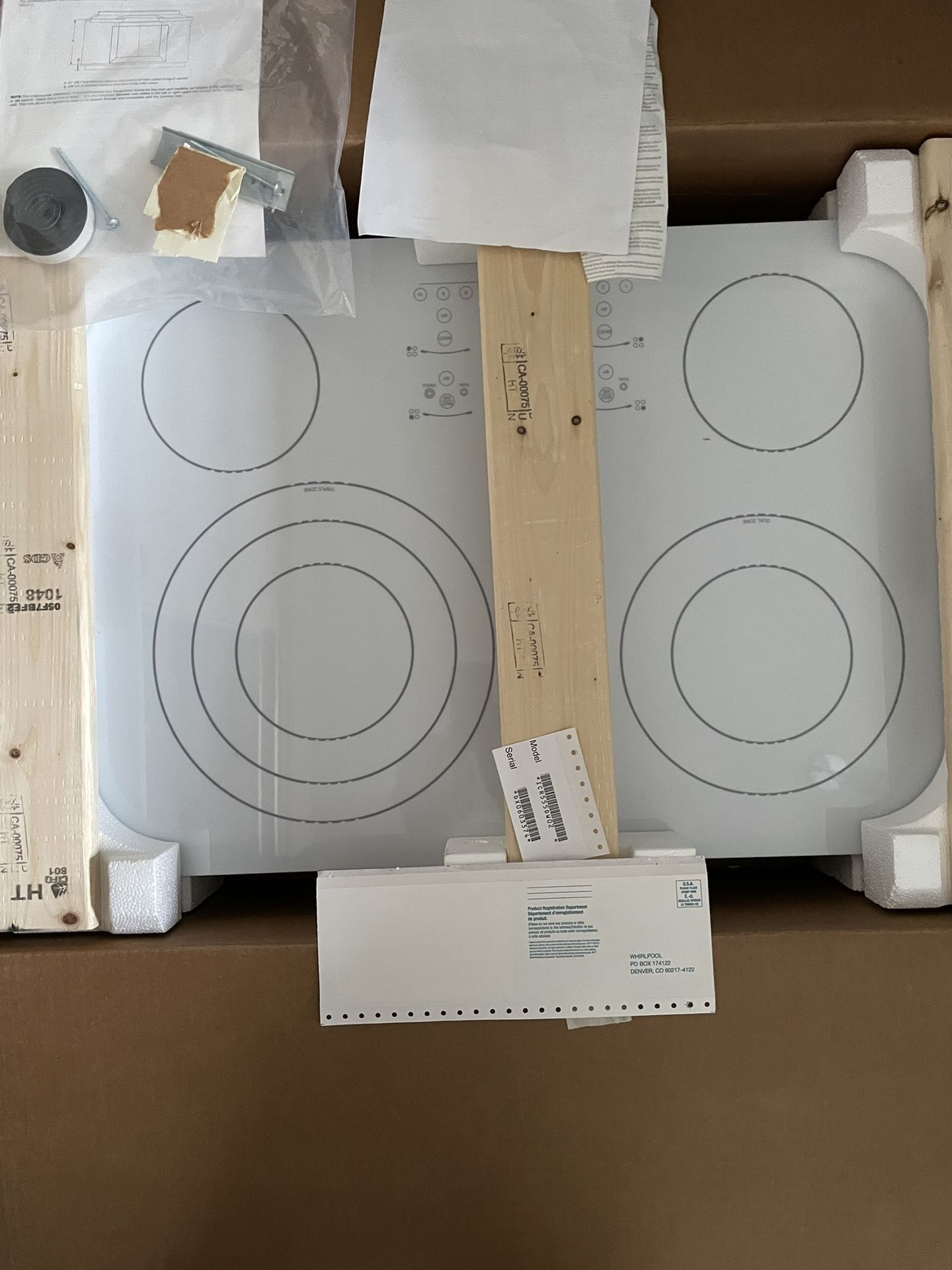 Electric Cooktop - Whirlpool