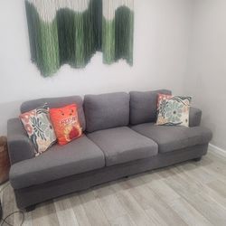Grey Teddy Bear Couch