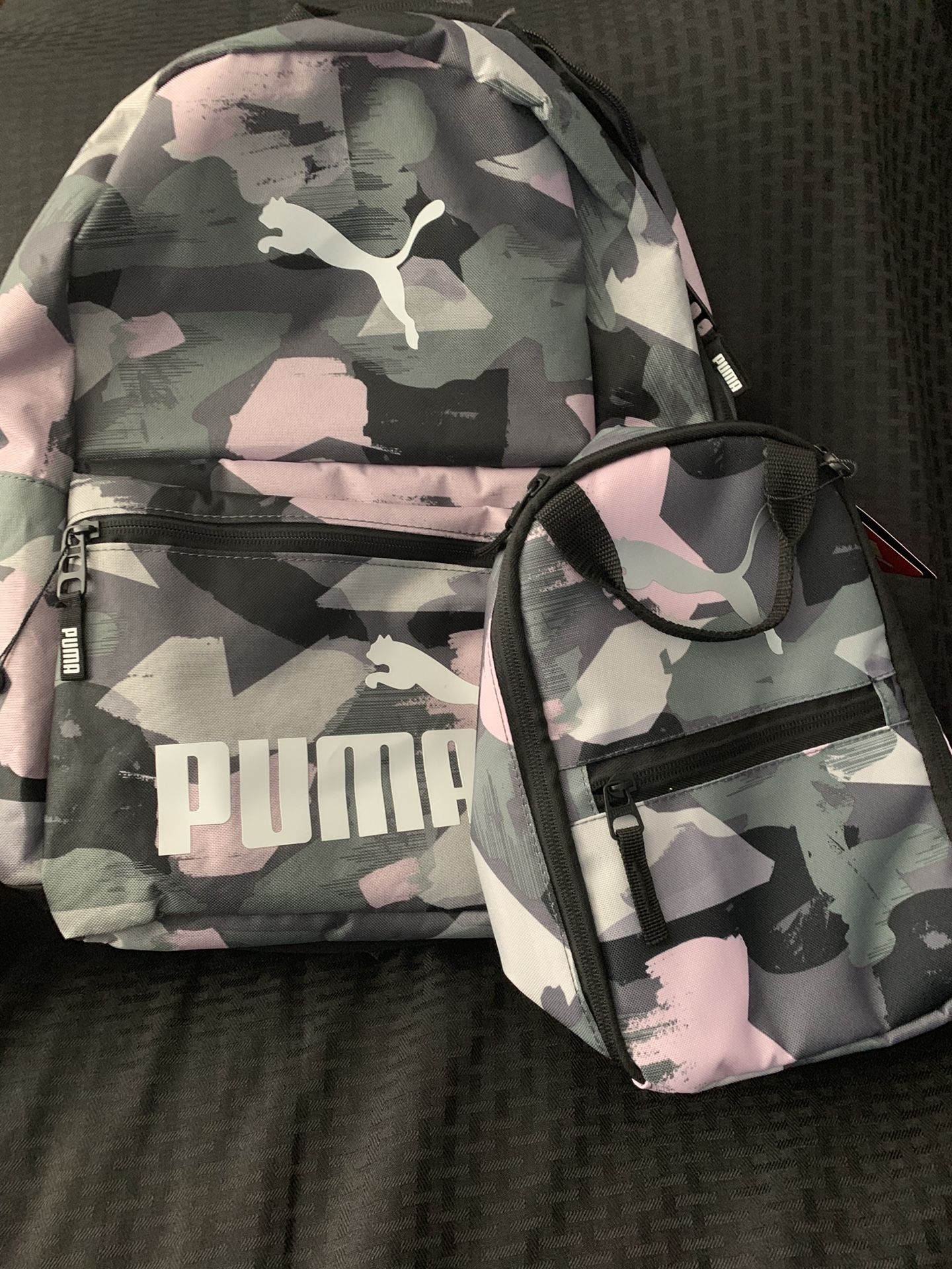 Puma Backpack and Lunch Tote