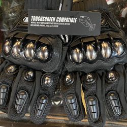 Motorcycle Armor Gloves $35 New