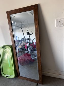 Wooden Mirror