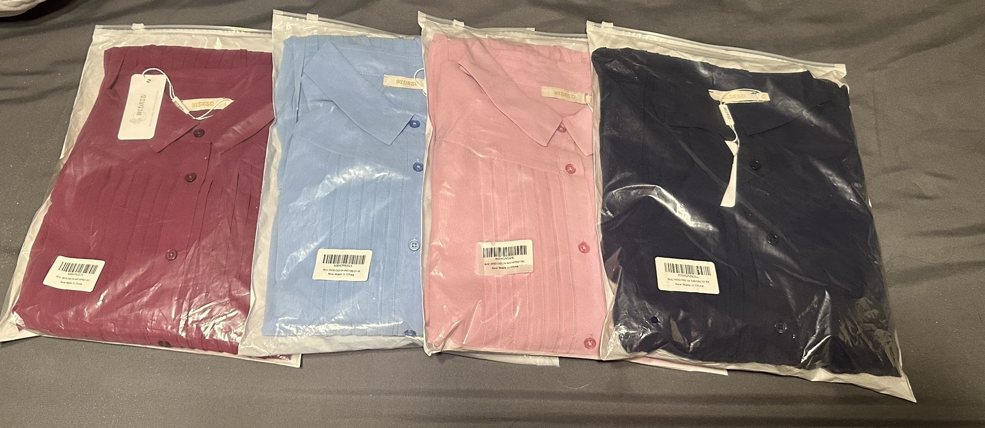 Women V Neck 3/4 Sleeve Pleated A-Line Dress with Belt Swing Midi Dresses for Spring Summer Autumn