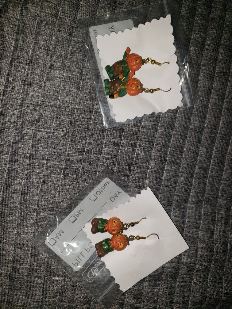 Pumpkin Earrings 