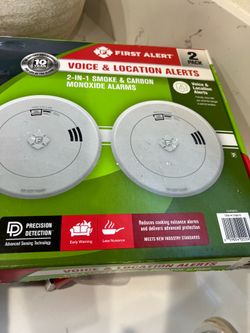 Smoke n carbon monoxide detectors set