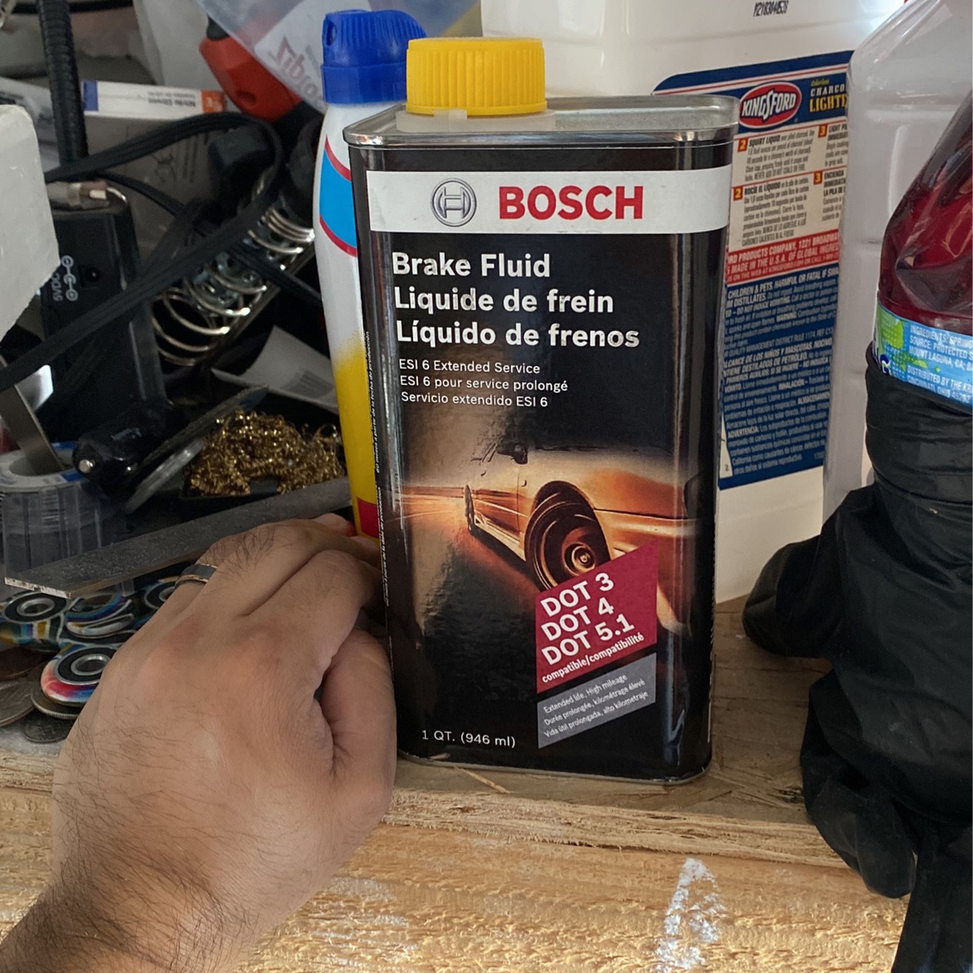 Bosch brake fluid never been open