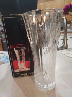 Crystal Vase - Cristal d'Arques Durand