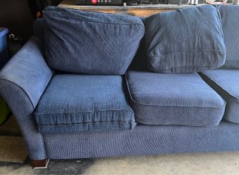 Blue couch