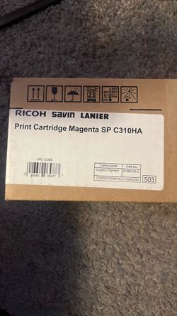 Ricoh Savin Lanier Magenta Toner Cartridge SP C310HA