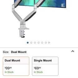 Dual Monitor Screen Holder EleTab Stand Arm