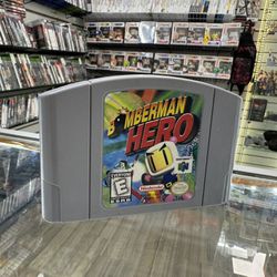 Bomberman Hero N64  Authentic Video Game ( Bolsa Bazaar)