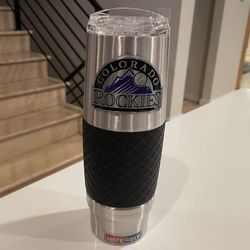 Colorado Rockies 24oz. Chrome Draft Tumbler