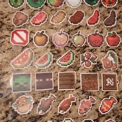 Minecraft Stickers read description