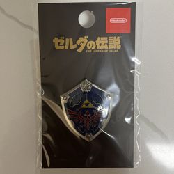 Hyrule Shield Enameled Pin from Nintendo Store Tokyo