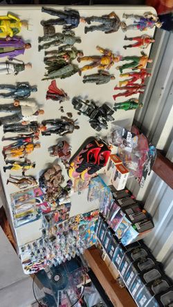 DC Multiverse figures and Marvel Legends