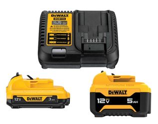 BRAND NEW DCB135C Dewalt 12 Volt 2 Pack Battery/charger ( 3 Ah 5 Ah )