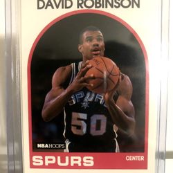 David Robinson 1989 NBA Hoops #310 San Antonio Spurs Basketball